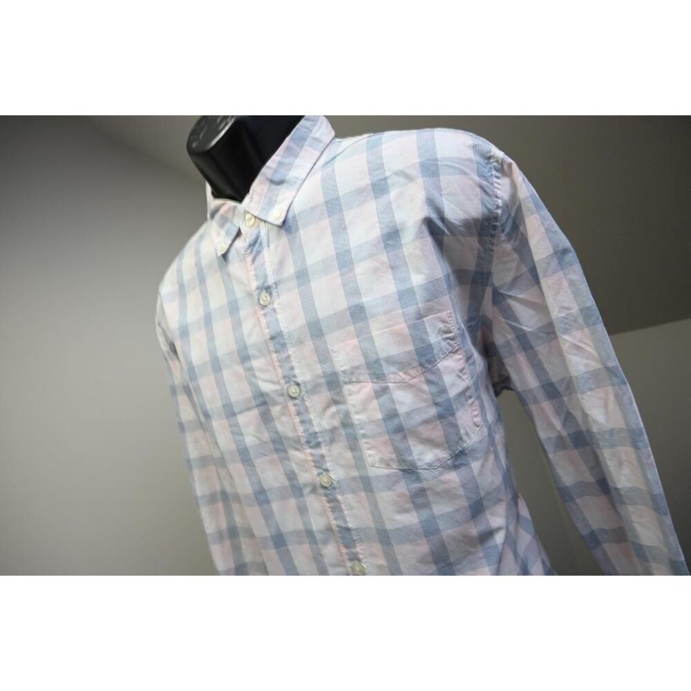 Bonobos Dress Shirt Standard Fit Plaid Long Sleeve Button Up Mens Sz XL